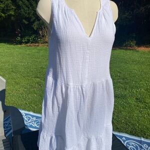 Coverup C&C California Bright White coverup w side pockets